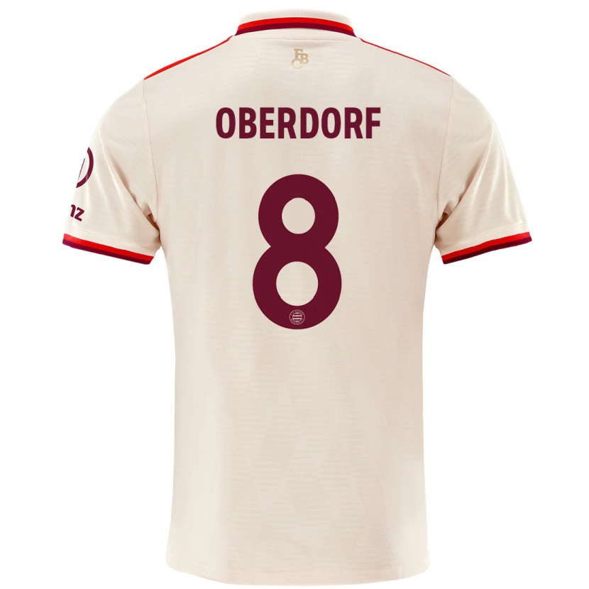 Danxen Hombre Camiseta Lena Oberdorf #8 Lino Equipación Tercera 2024/25 La Camisa México