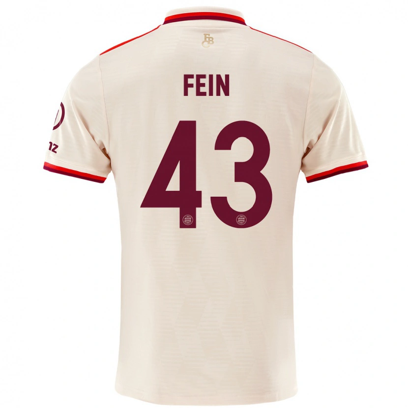 Danxen Hombre Camiseta Adrian Fein #43 Lino Equipación Tercera 2024/25 La Camisa México