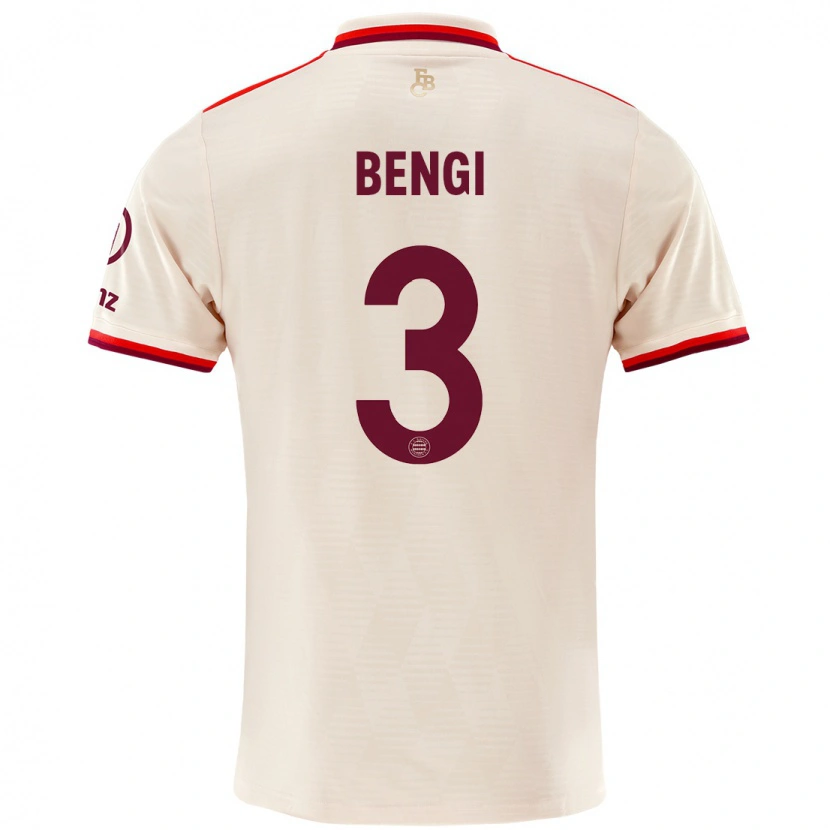 Danxen Hombre Camiseta Kaan Bengi #3 Lino Equipación Tercera 2024/25 La Camisa México