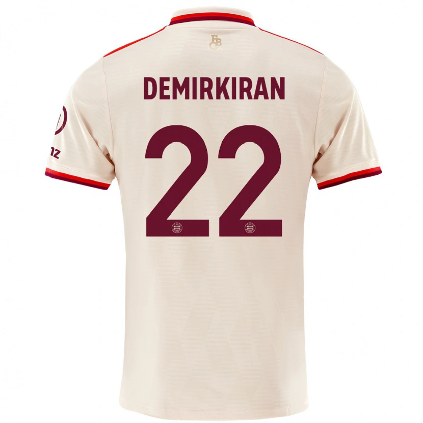 Danxen Hombre Camiseta Ediz Demirkiran #22 Lino Equipación Tercera 2024/25 La Camisa México
