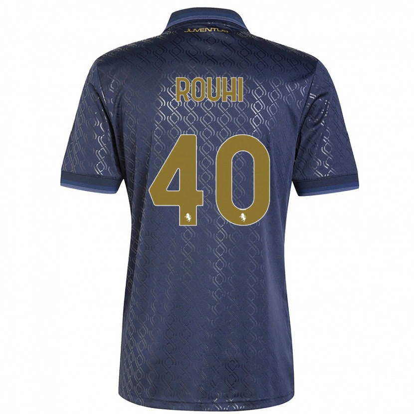Danxen Hombre Camiseta Jonas Rouhi #40 Azul Marino Equipación Tercera 2024/25 La Camisa México