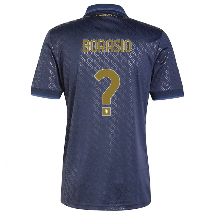 Danxen Hombre Camiseta Benit Borasio #0 Azul Marino Equipación Tercera 2024/25 La Camisa México