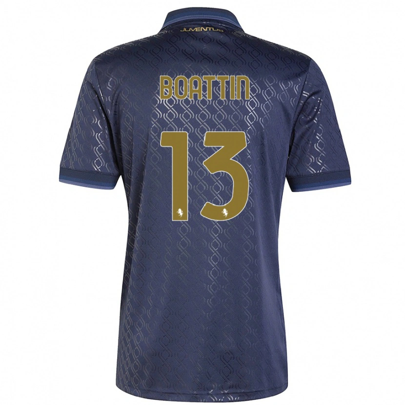 Danxen Hombre Camiseta Lisa Boattin #13 Azul Marino Equipación Tercera 2024/25 La Camisa México