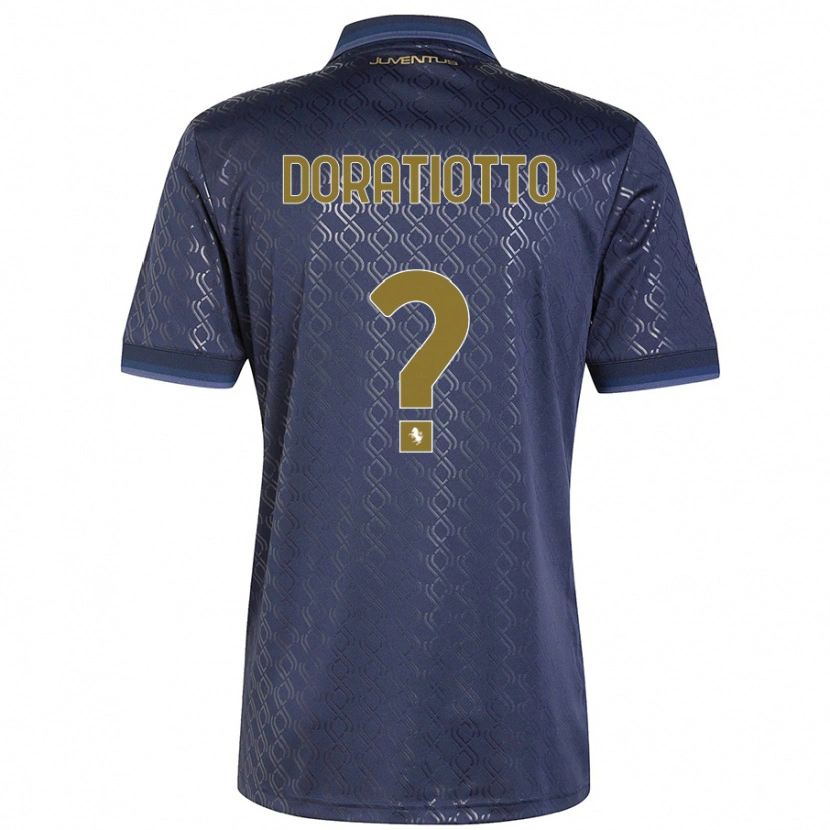 Danxen Hombre Camiseta Giulio Doratiotto #0 Azul Marino Equipación Tercera 2024/25 La Camisa México