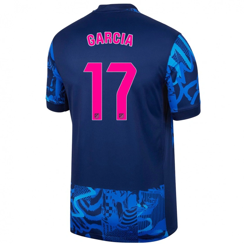 Danxen Hombre Camiseta Gaby García #17 Azul Real Equipación Tercera 2024/25 La Camisa México