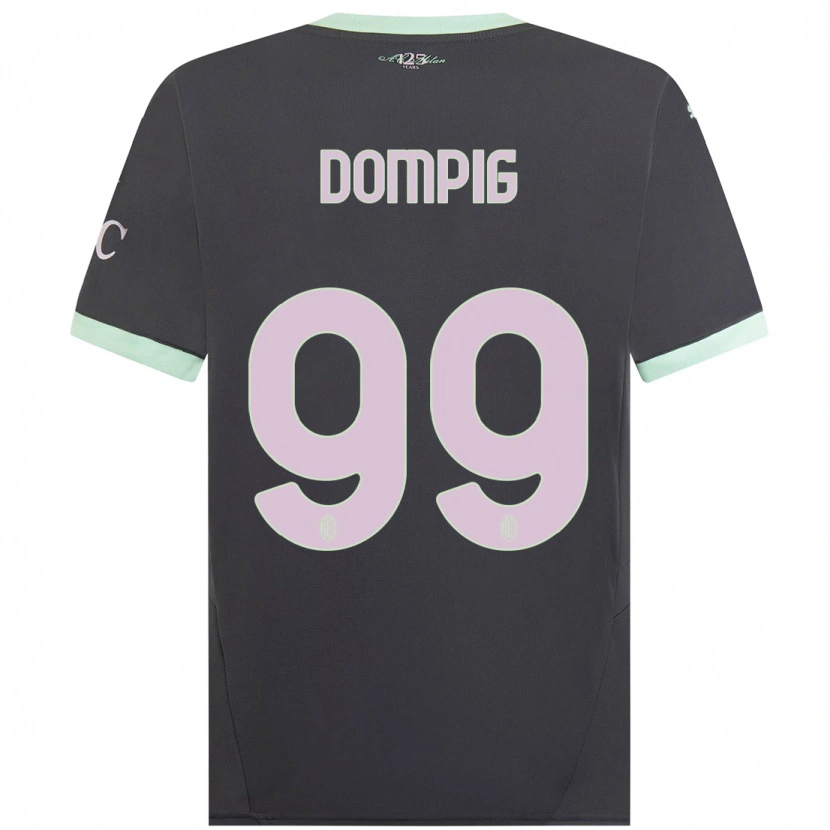 Danxen Hombre Camiseta Chanté Dompig #99 Gris Equipación Tercera 2024/25 La Camisa México