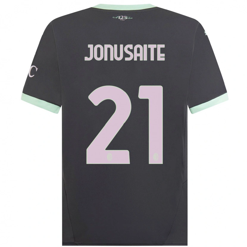Danxen Hombre Camiseta Rimante Jonusaite #21 Gris Equipación Tercera 2024/25 La Camisa México