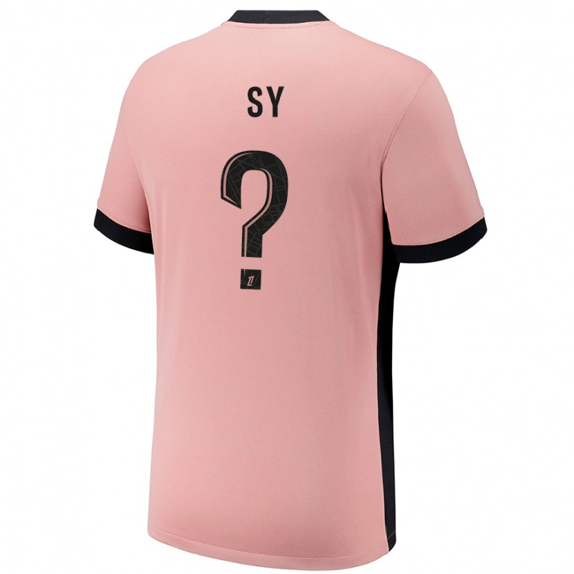Danxen Hombre Camiseta Bocar Sy #0 Rosa Óxido Equipación Tercera 2024/25 La Camisa México