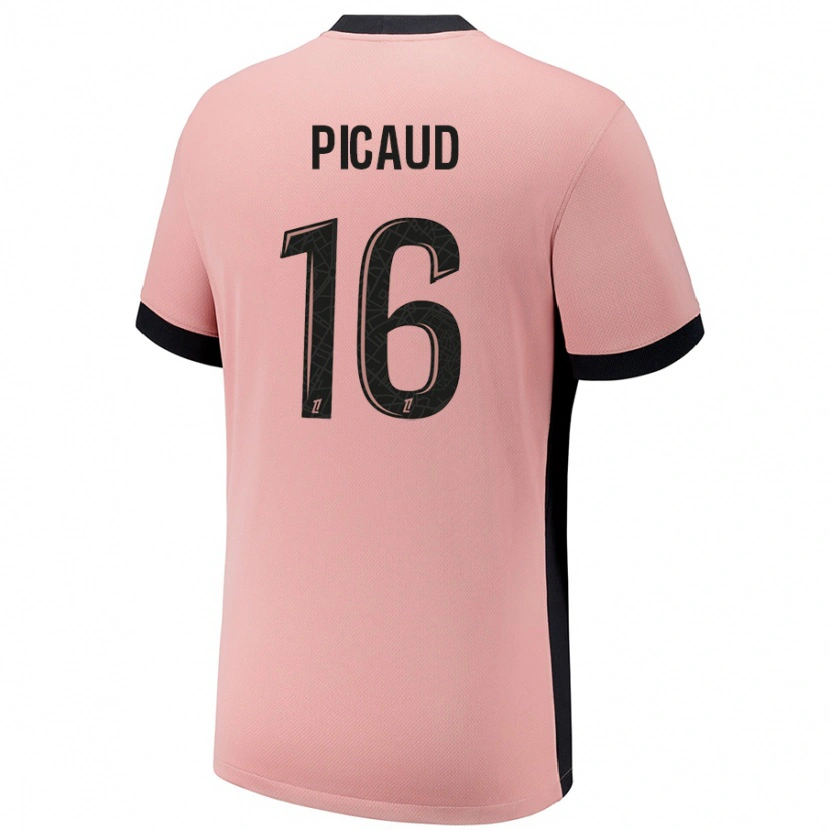 Danxen Hombre Camiseta Constance Picaud #16 Rosa Óxido Equipación Tercera 2024/25 La Camisa México