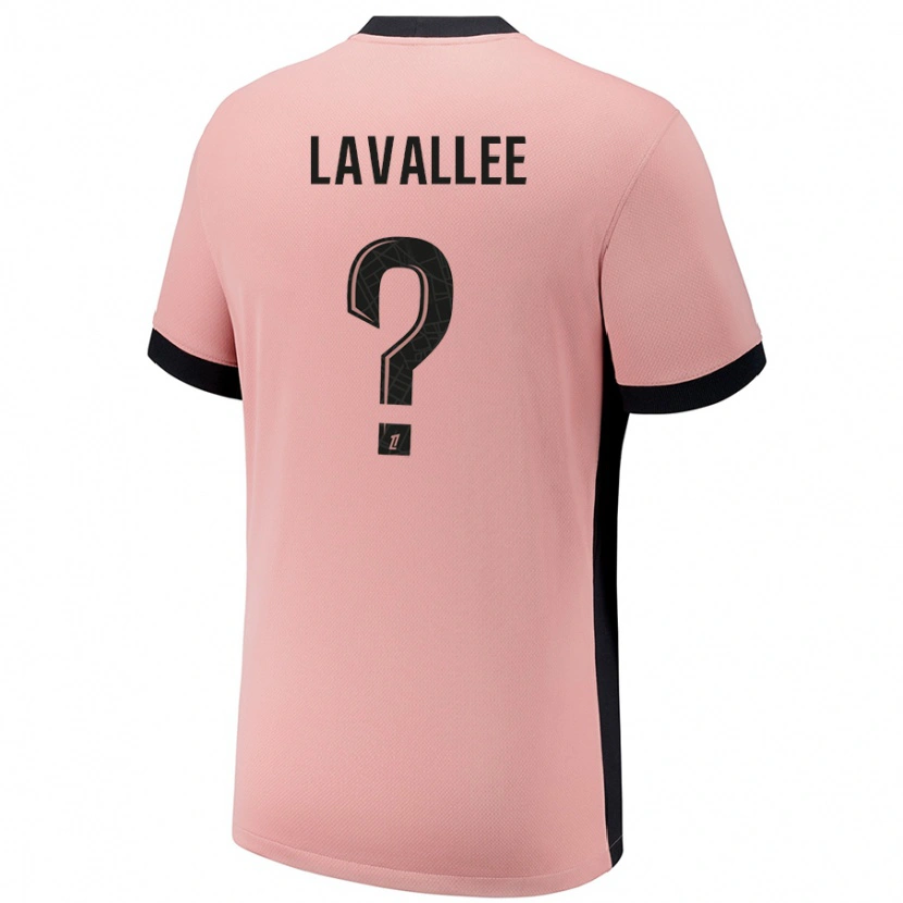 Danxen Hombre Camiseta Lucas Lavallee #0 Rosa Óxido Equipación Tercera 2024/25 La Camisa México