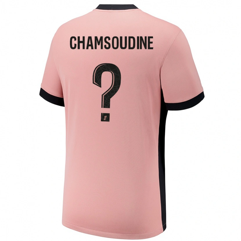 Danxen Hombre Camiseta Hanna'a Chamsoudine #0 Rosa Óxido Equipación Tercera 2024/25 La Camisa México