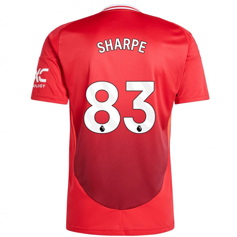 Danxen Mujer Camiseta Malachi Sharpe #83 Rojo Brillante 1ª Equipación 2024/25 La Camisa México