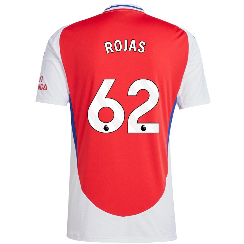Danxen Mujer Camiseta Alexei Rojas #62 Rojo Blanco 1ª Equipación 2024/25 La Camisa México