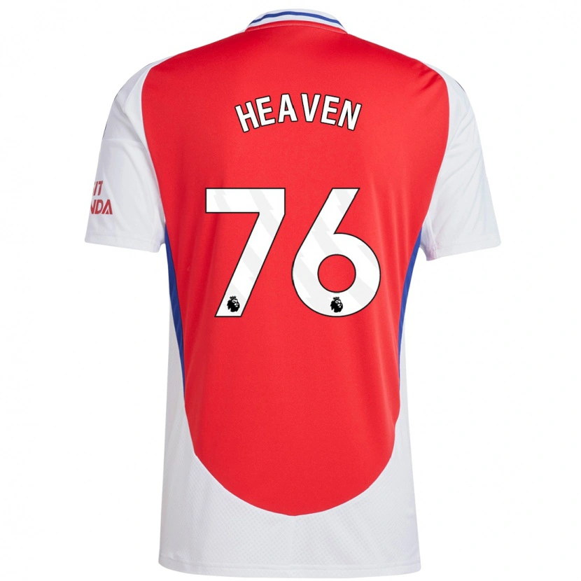 Danxen Mujer Camiseta Ayden Heaven #76 Rojo Blanco 1ª Equipación 2024/25 La Camisa México