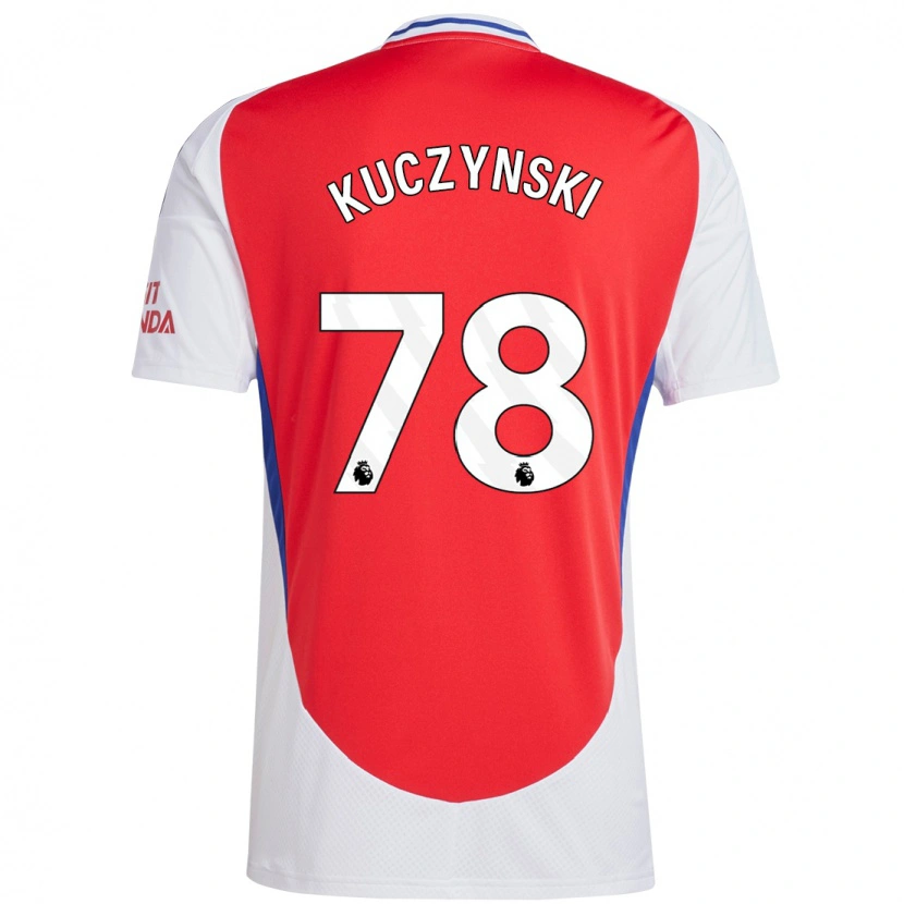 Danxen Mujer Camiseta Max Kuczynski #78 Rojo Blanco 1ª Equipación 2024/25 La Camisa México