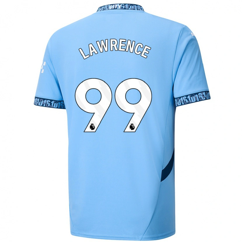Danxen Mujer Camiseta Emilio Lawrence #99 Azul Marino 1ª Equipación 2024/25 La Camisa México