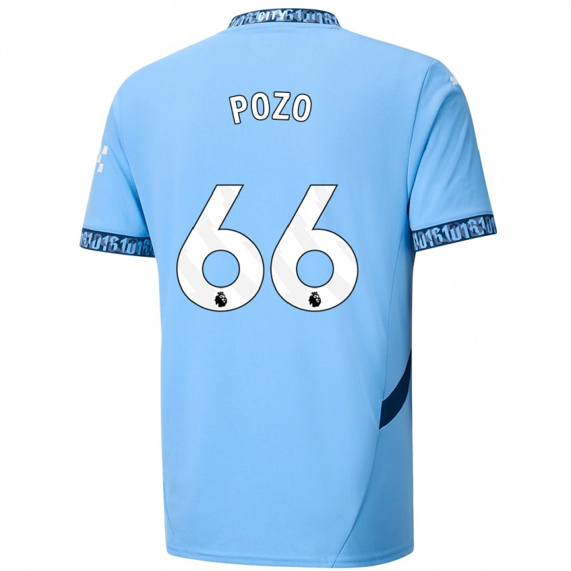 Danxen Mujer Camiseta Iker Pozo #66 Azul Marino 1ª Equipación 2024/25 La Camisa México