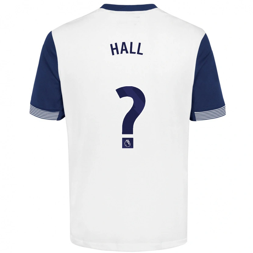 Danxen Mujer Camiseta Tye Hall #0 Blanco Azul 1ª Equipación 2024/25 La Camisa México