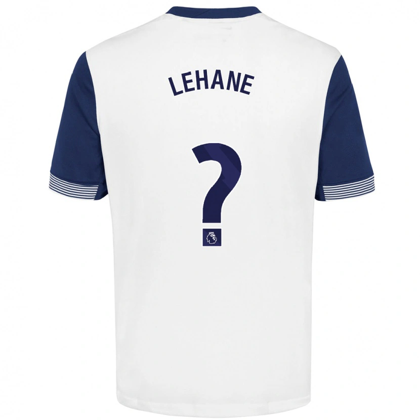 Danxen Mujer Camiseta Ellis Lehane #0 Blanco Azul 1ª Equipación 2024/25 La Camisa México