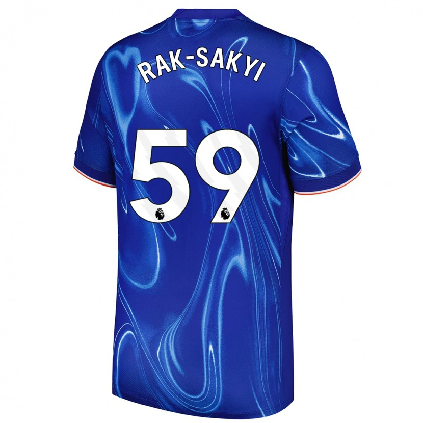 Danxen Mujer Camiseta Sam Rak-Sakyi #59 Azul Blanco 1ª Equipación 2024/25 La Camisa México