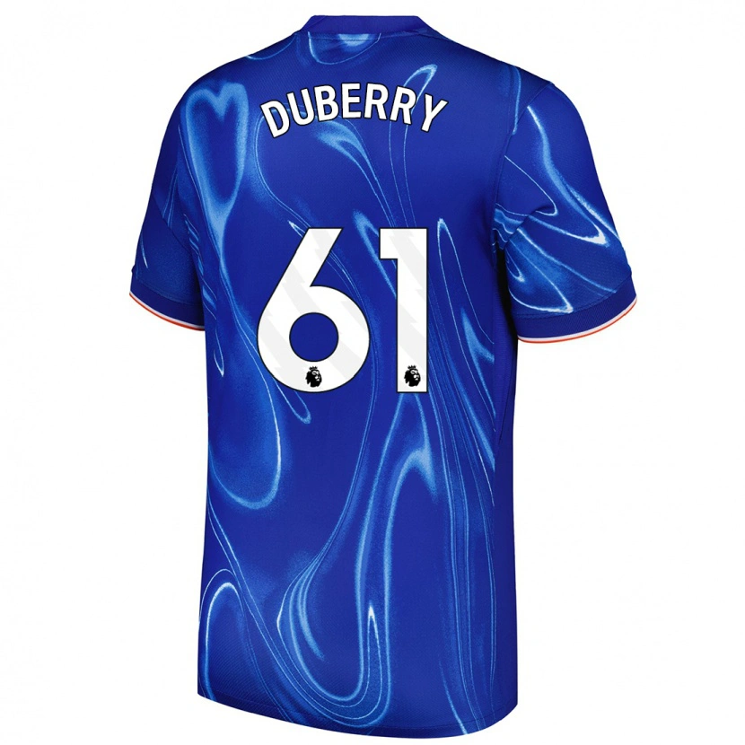 Danxen Mujer Camiseta Zain Silcott-Duberry #61 Azul Blanco 1ª Equipación 2024/25 La Camisa México
