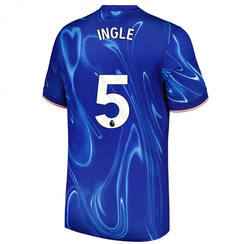 Danxen Mujer Camiseta Sophie Ingle #5 Azul Blanco 1ª Equipación 2024/25 La Camisa México