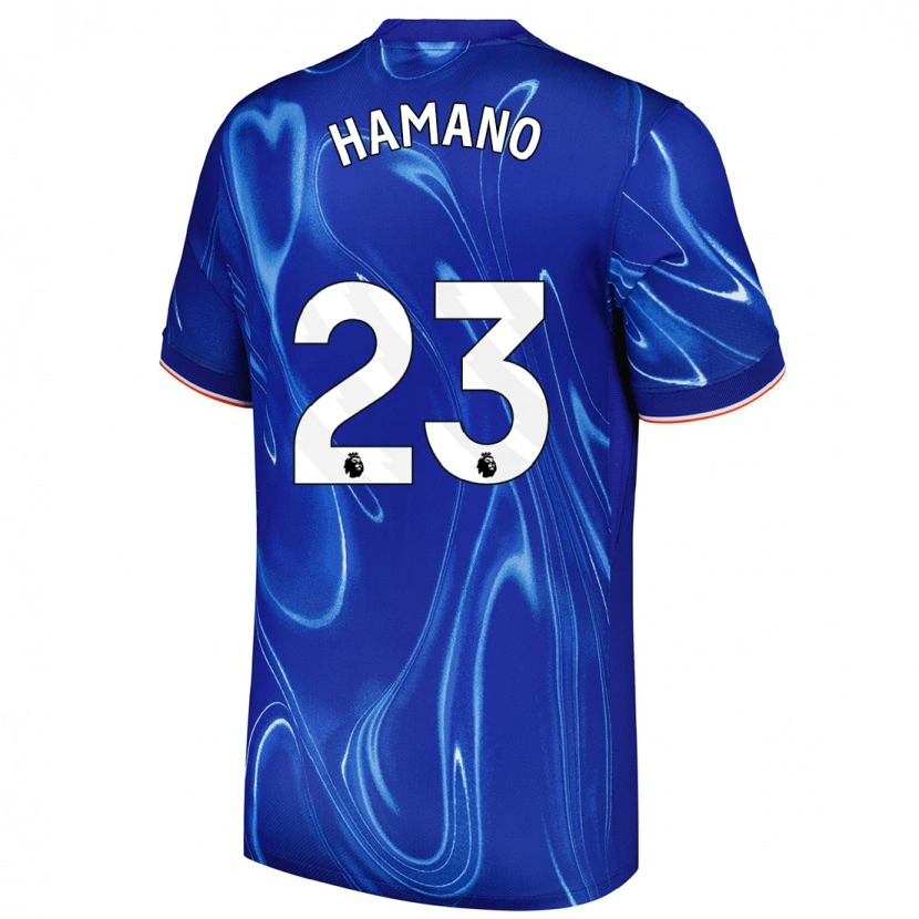 Danxen Mujer Camiseta Maika Hamano #23 Azul Blanco 1ª Equipación 2024/25 La Camisa México