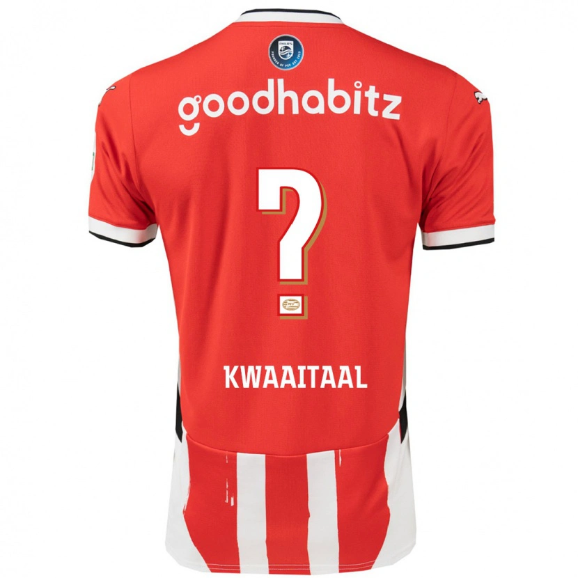 Danxen Mujer Camiseta Julian Kwaaitaal #0 Rojo Blanco 1ª Equipación 2024/25 La Camisa México
