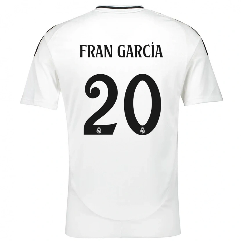 Danxen Mujer Camiseta Fran García #20 Blanco 1ª Equipación 2024/25 La Camisa México
