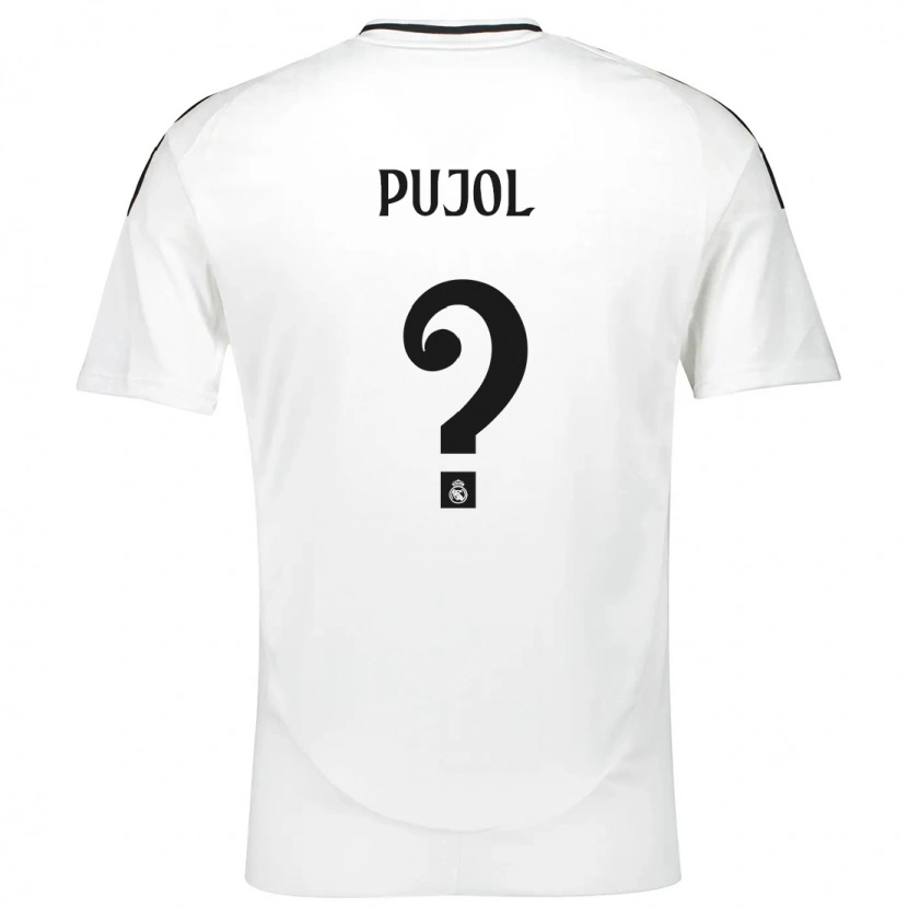 Danxen Mujer Camiseta Edgar Pujol #0 Blanco 1ª Equipación 2024/25 La Camisa México