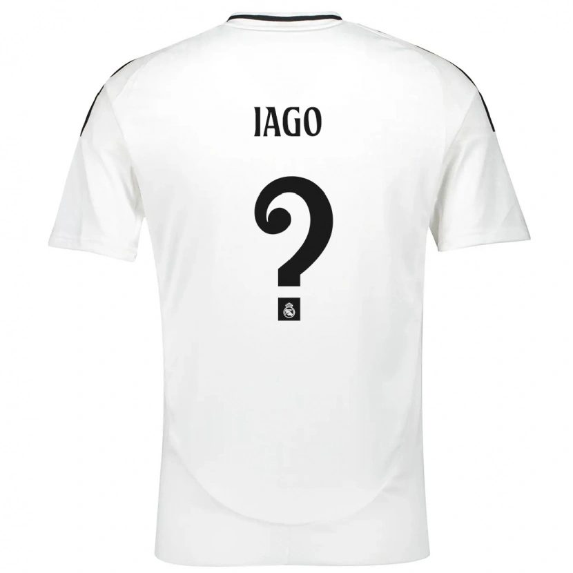 Danxen Mujer Camiseta Paulo Iago #0 Blanco 1ª Equipación 2024/25 La Camisa México