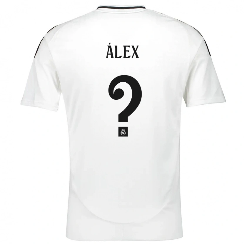 Danxen Mujer Camiseta Álex Pérez #0 Blanco 1ª Equipación 2024/25 La Camisa México