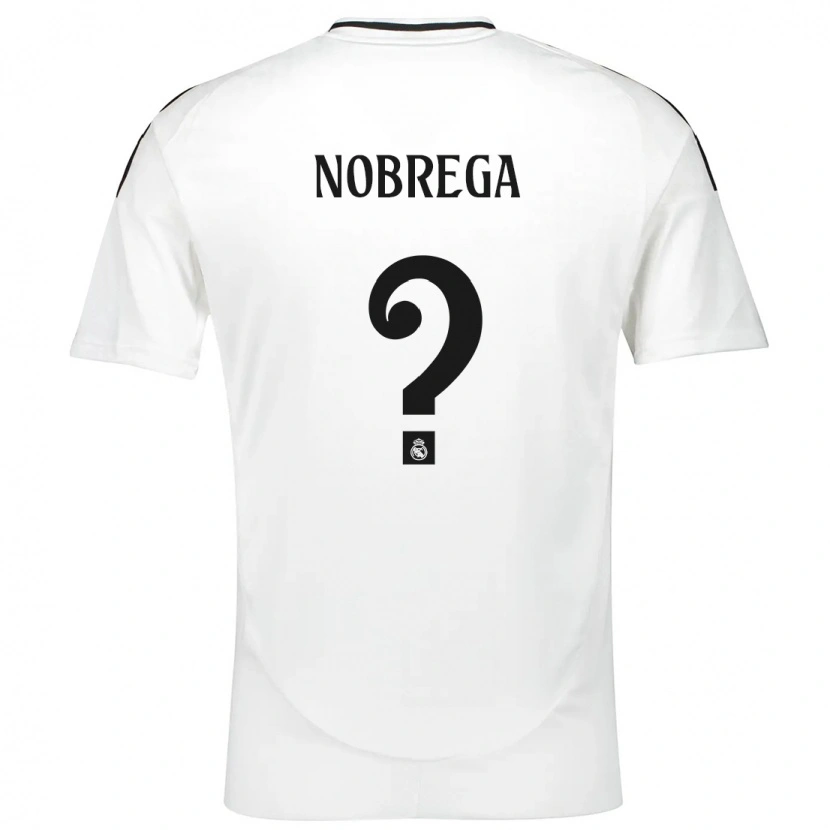 Danxen Mujer Camiseta Abraham Nobrega #0 Blanco 1ª Equipación 2024/25 La Camisa México