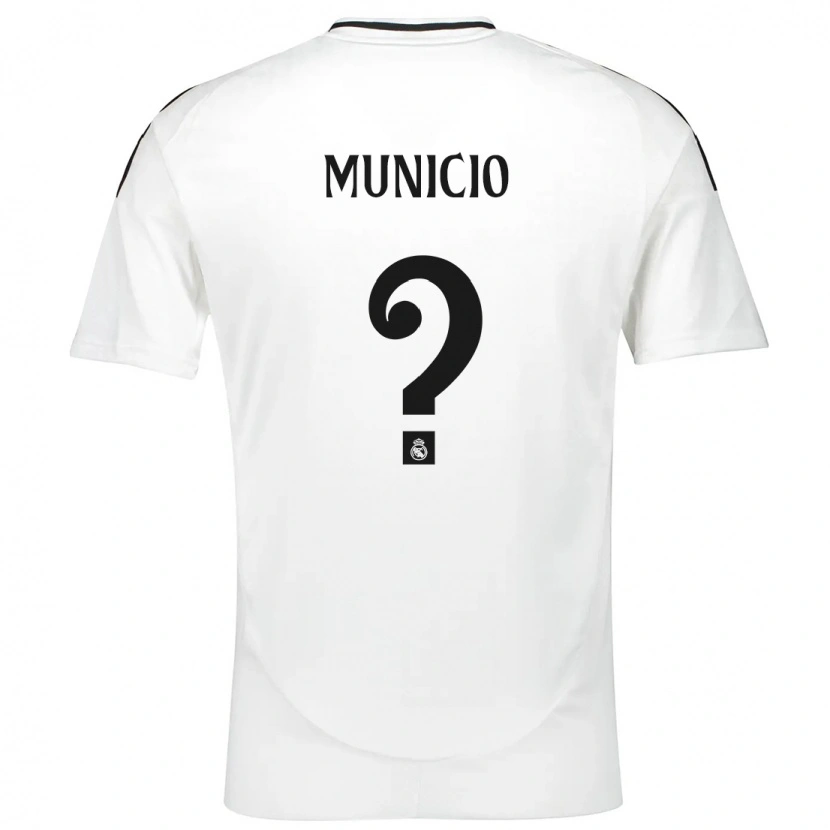Danxen Mujer Camiseta Gabriel Municio #0 Blanco 1ª Equipación 2024/25 La Camisa México