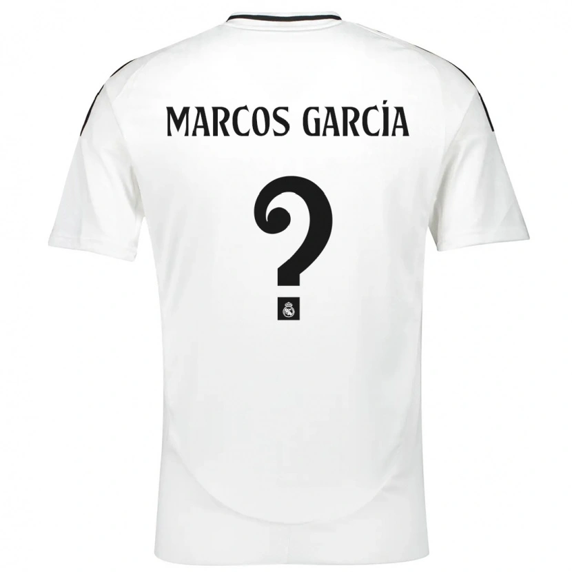 Danxen Mujer Camiseta Marcos García #0 Blanco 1ª Equipación 2024/25 La Camisa México