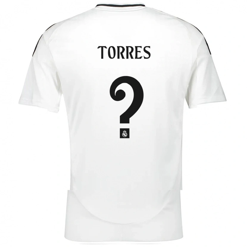 Danxen Mujer Camiseta Roi Torres #0 Blanco 1ª Equipación 2024/25 La Camisa México