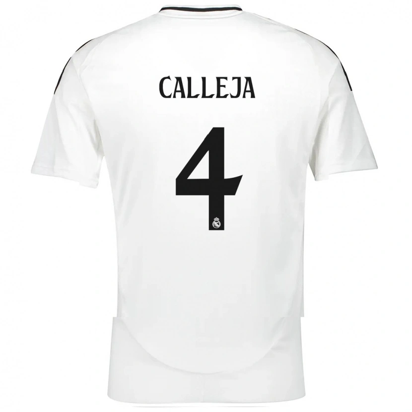 Danxen Mujer Camiseta Jaime Calleja #4 Blanco 1ª Equipación 2024/25 La Camisa México