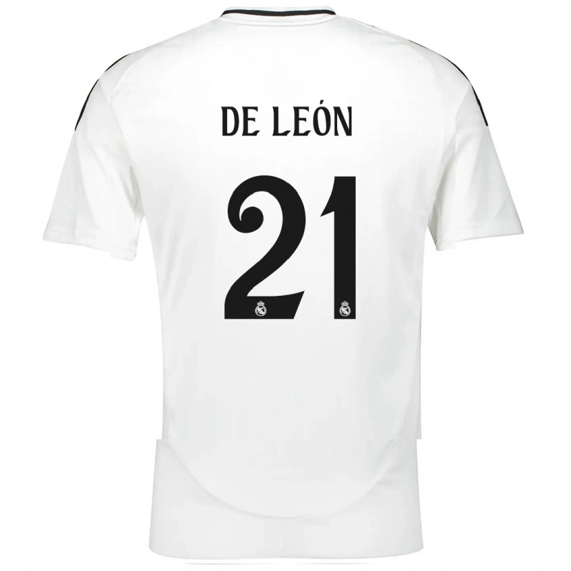 Danxen Mujer Camiseta Jeremy De León #21 Blanco 1ª Equipación 2024/25 La Camisa México