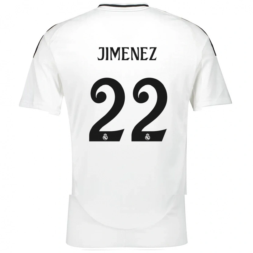 Danxen Mujer Camiseta David Jiménez #22 Blanco 1ª Equipación 2024/25 La Camisa México