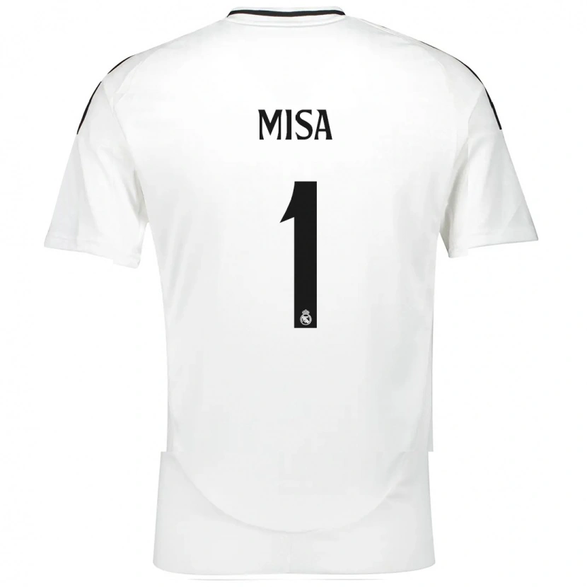Danxen Mujer Camiseta Misa Rodríguez #1 Blanco 1ª Equipación 2024/25 La Camisa México