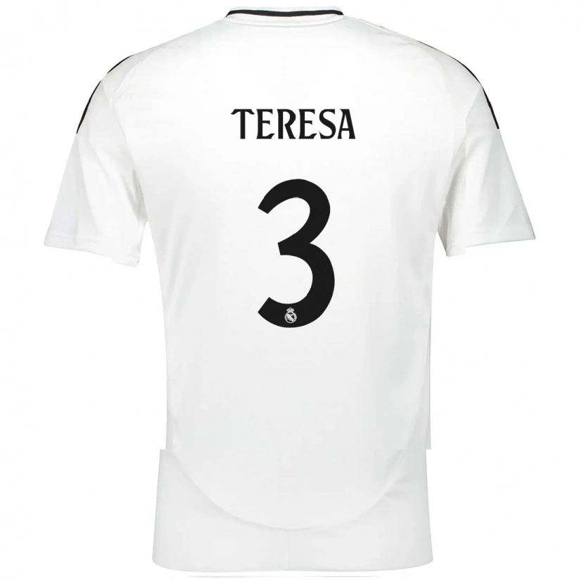 Danxen Mujer Camiseta Teresa Abelleira #3 Blanco 1ª Equipación 2024/25 La Camisa México