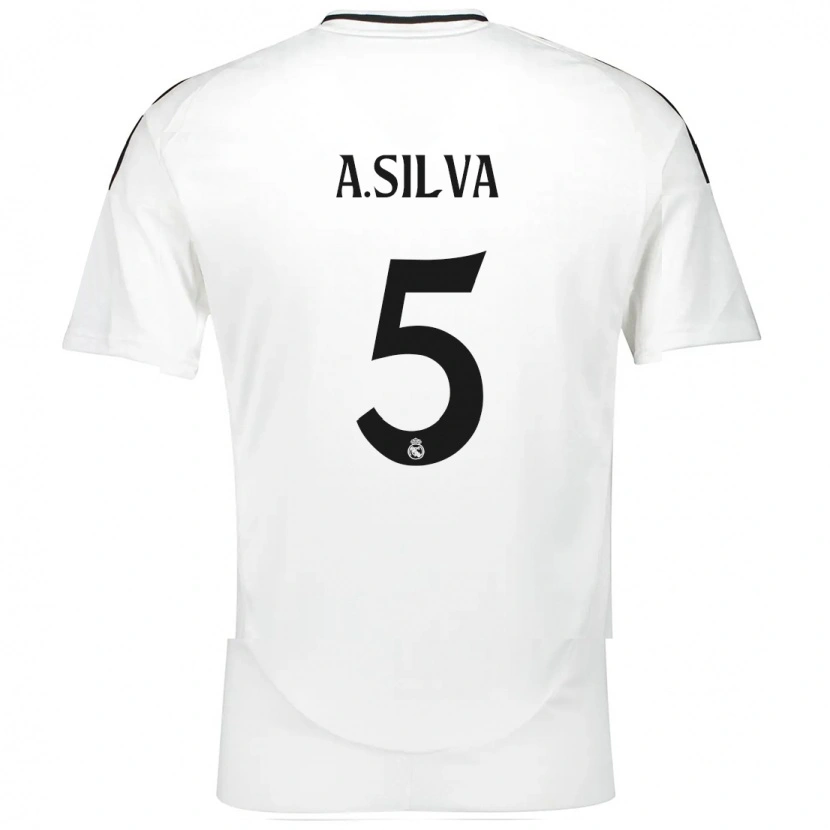 Danxen Mujer Camiseta Antonia Silva #5 Blanco 1ª Equipación 2024/25 La Camisa México