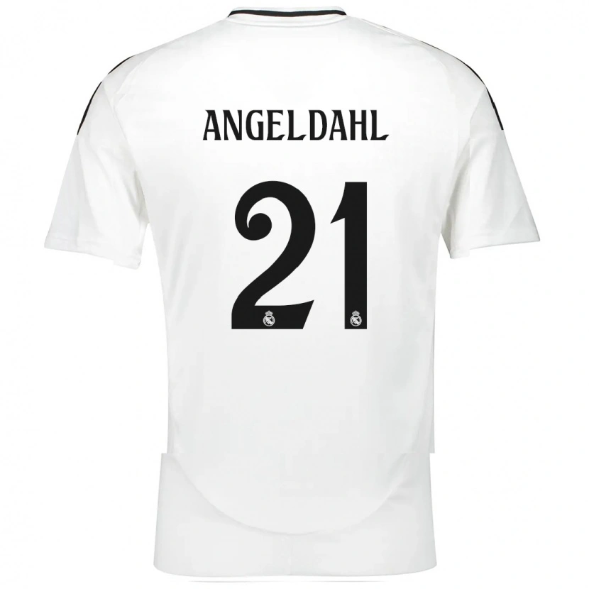 Danxen Mujer Camiseta Filippa Angeldahl #21 Blanco 1ª Equipación 2024/25 La Camisa México