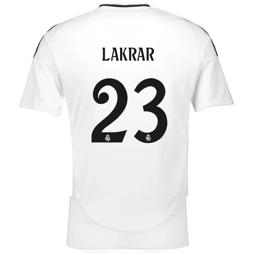 Danxen Mujer Camiseta Maëlle Lakrar #23 Blanco 1ª Equipación 2024/25 La Camisa México