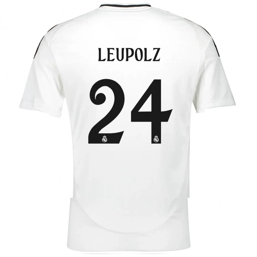Danxen Mujer Camiseta Melanie Leupolz #24 Blanco 1ª Equipación 2024/25 La Camisa México
