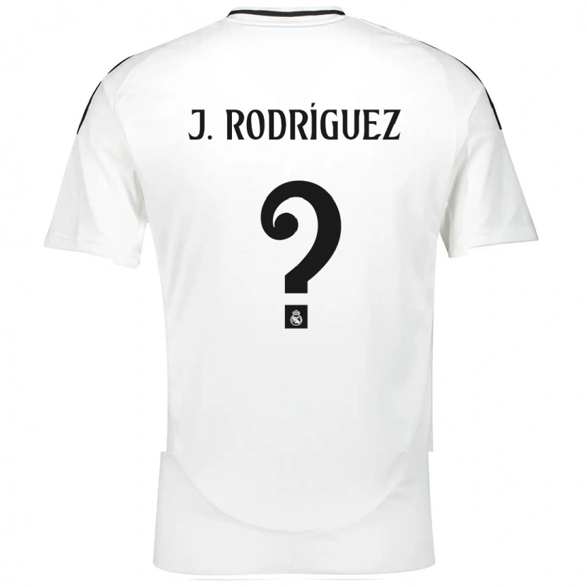 Danxen Mujer Camiseta Juan Rodríguez #0 Blanco 1ª Equipación 2024/25 La Camisa México
