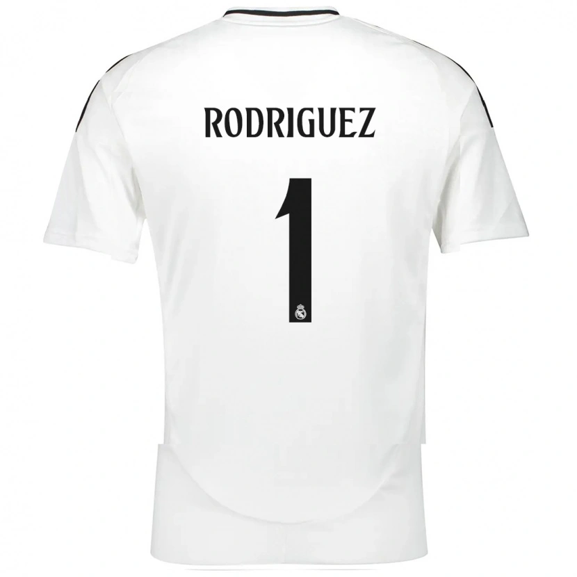Danxen Mujer Camiseta Misa Rodriguez #1 Blanco 1ª Equipación 2024/25 La Camisa México