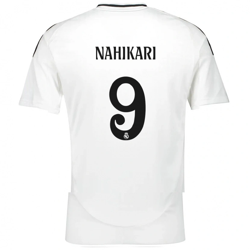 Danxen Mujer Camiseta Nahikari Garcia #9 Blanco 1ª Equipación 2024/25 La Camisa México