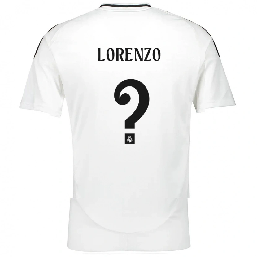 Danxen Mujer Camiseta Lorenzo Sanchez #0 Blanco 1ª Equipación 2024/25 La Camisa México