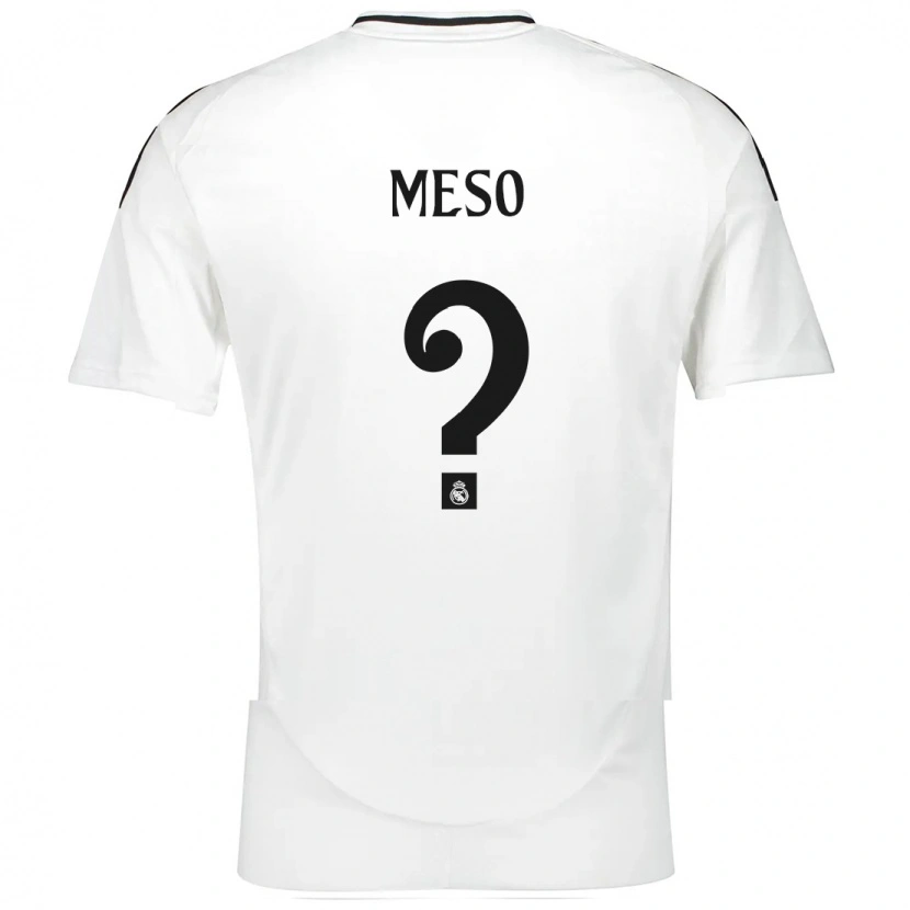 Danxen Mujer Camiseta Meso #0 Blanco 1ª Equipación 2024/25 La Camisa México